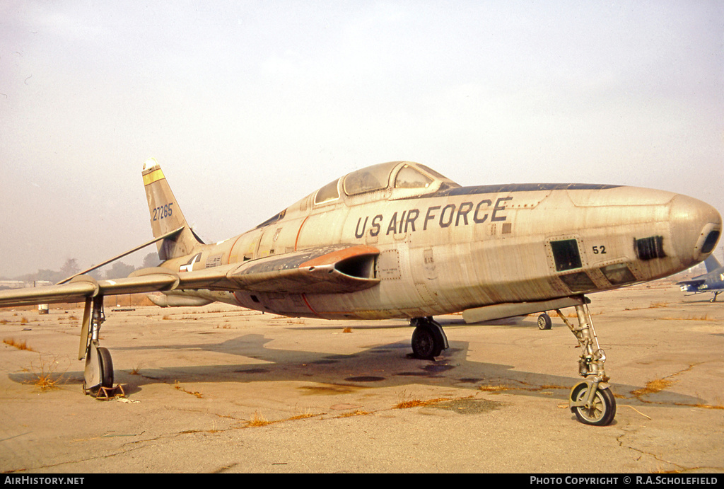Aircraft Photo of 52-7265 / 27265 | Republic RF-84K Thunderflash | USA - Air Force | AirHistory.net #48289