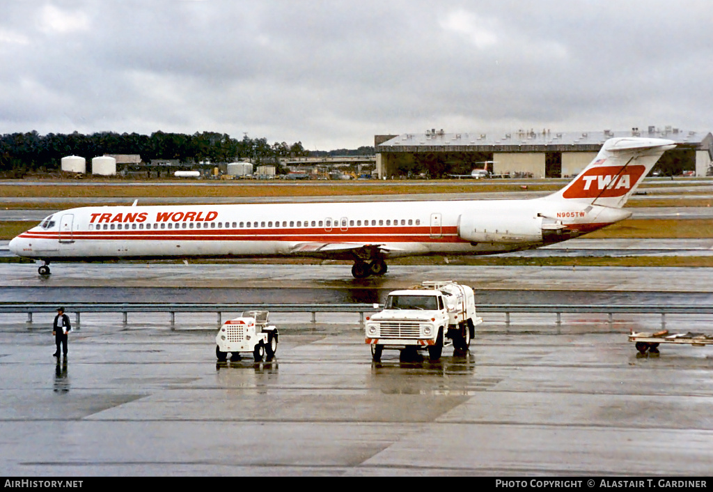 Aircraft Photo of N905TW | McDonnell Douglas MD-82 (DC-9-82) | Trans World Airlines - TWA | AirHistory.net #48299