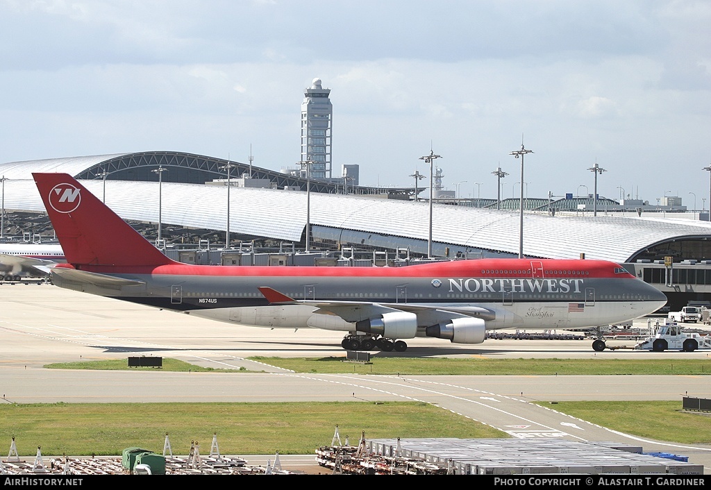 Aircraft Photo of N674US | Boeing 747-451 | Northwest Airlines | AirHistory.net #48306