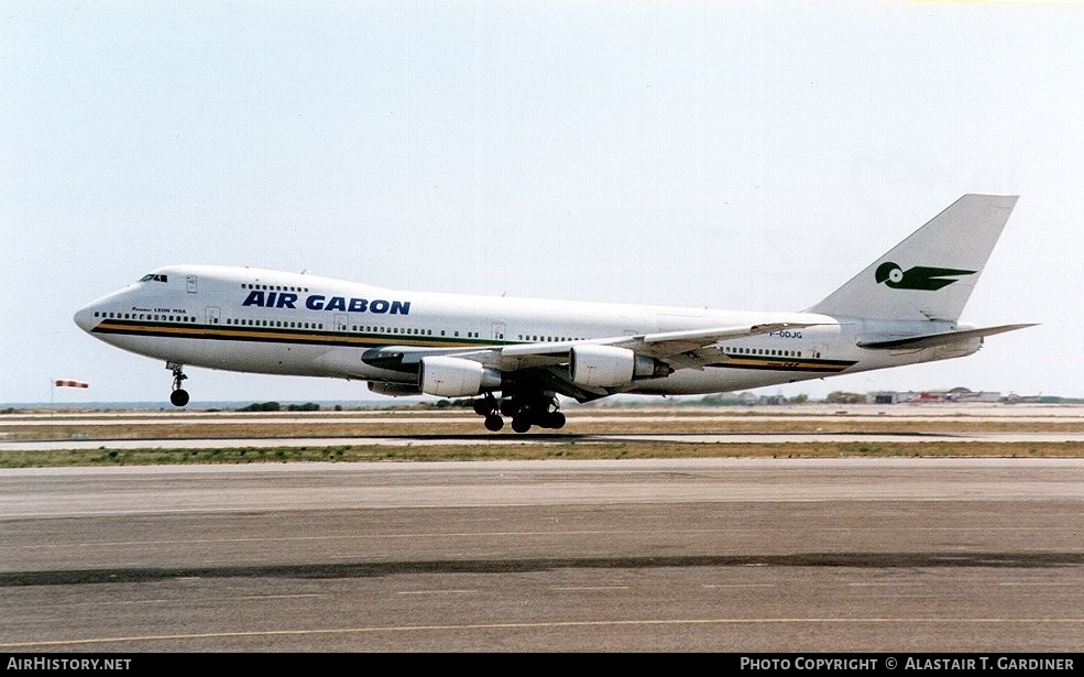 Aircraft Photo of F-ODJG | Boeing 747-2Q2BM | Air Gabon | AirHistory.net #48317