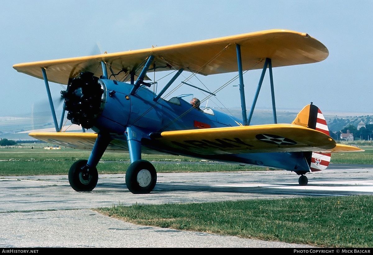 Aircraft Photo of G-BAVN | Boeing PT-13D Kaydet (E75) | USA - Air Force | AirHistory.net #48321