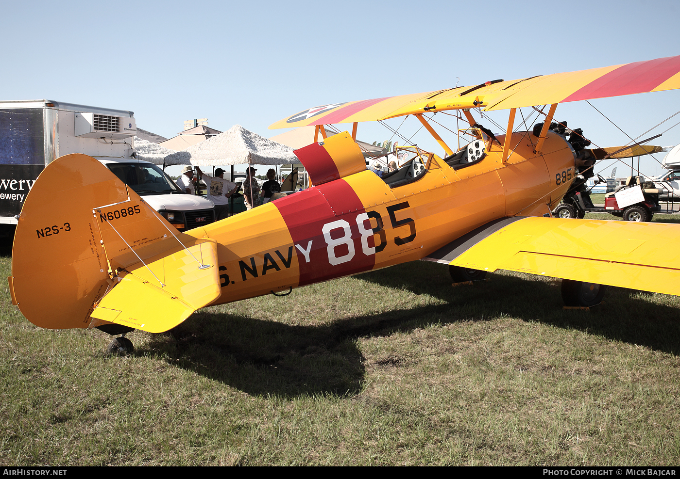 Aircraft Photo of N60885 | Stearman N2S-3 Kaydet (B75N1) | USA - Navy | AirHistory.net #48345