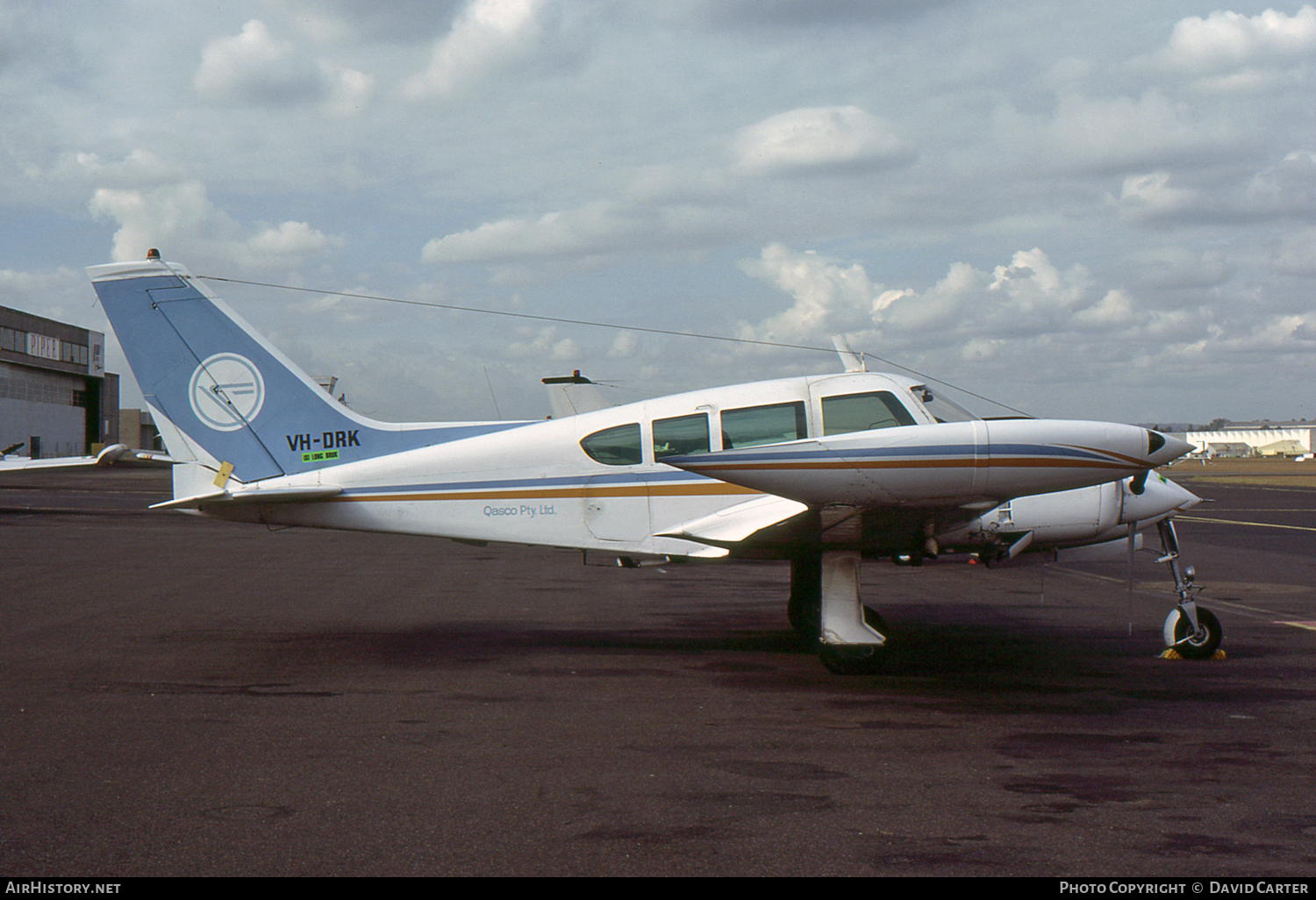 Aircraft Photo of VH-DRK | Cessna 320E Skyknight | Qasco | AirHistory.net #48354