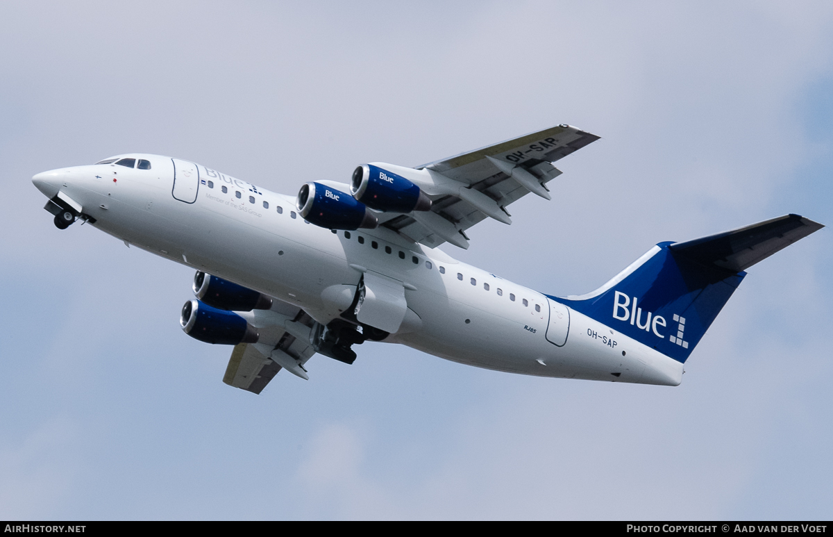 Aircraft Photo of OH-SAP | BAE Systems Avro 146-RJ85 | Blue1 | AirHistory.net #48357