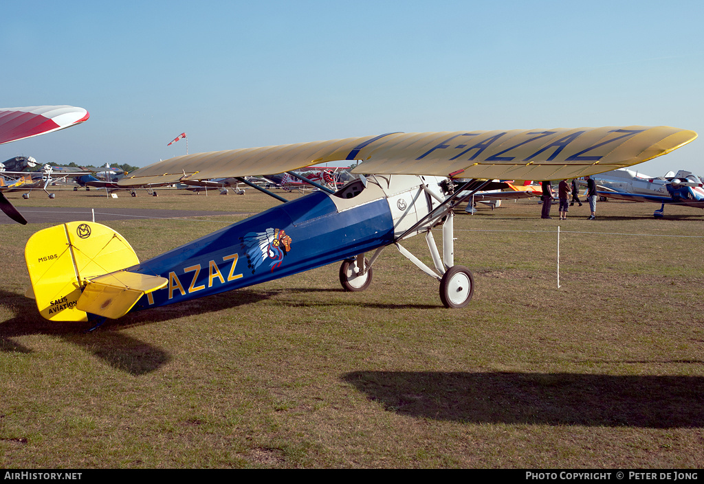Aircraft Photo of F-AZAZ | Morane-Saulnier MS.185 | Salis Aviation | AirHistory.net #48365