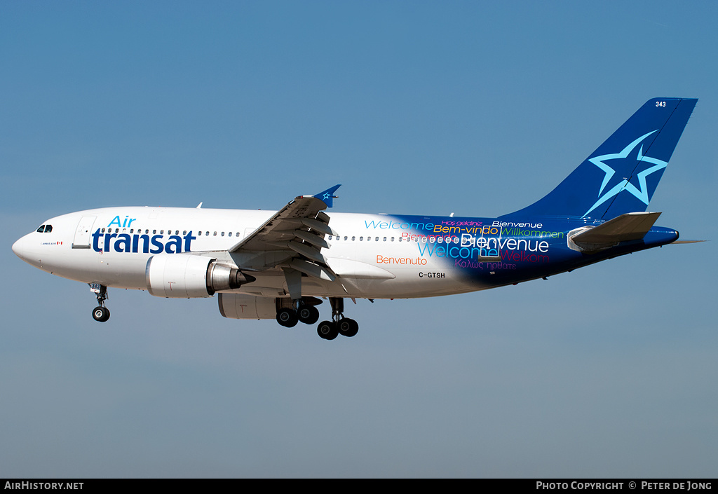 Aircraft Photo of C-GTSH | Airbus A310-304 | Air Transat | AirHistory.net #48367