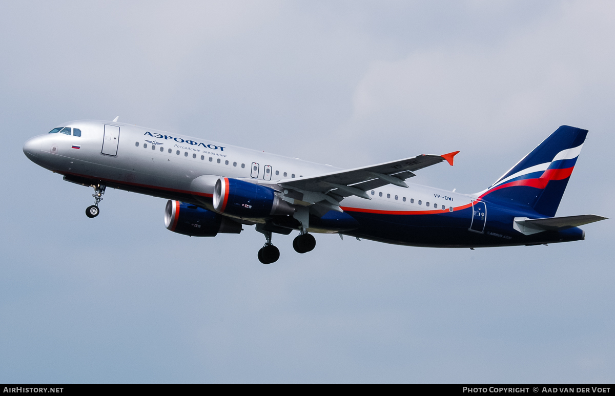 Aircraft Photo of VP-BWI | Airbus A320-214 | Aeroflot - Russian Airlines | AirHistory.net #48372