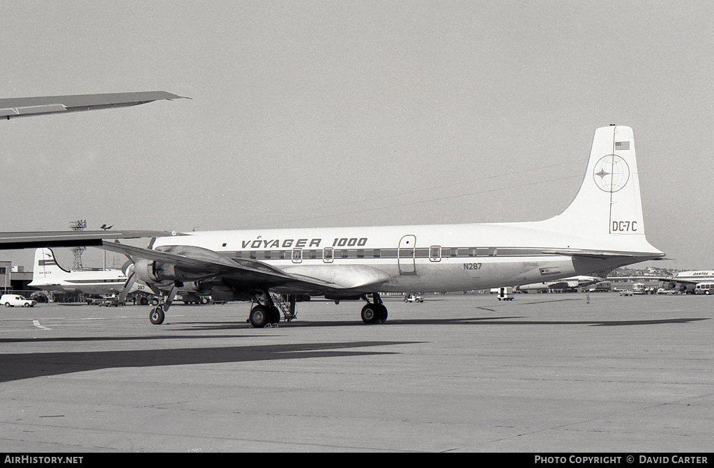 Aircraft Photo of N287 | Douglas DC-7C | Voyager 1000 | AirHistory.net #48378