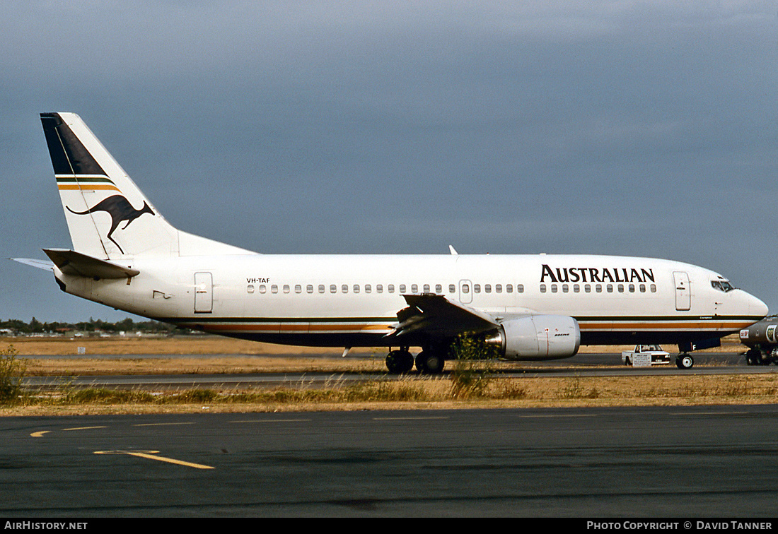 Aircraft Photo of VH-TAF | Boeing 737-376 | Australian Airlines | AirHistory.net #48379