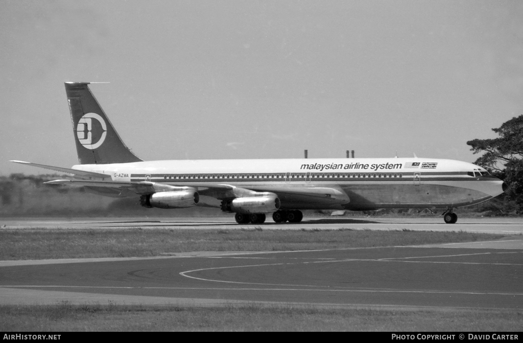 Aircraft Photo of G-AZWA | Boeing 707-321(F) | Malaysian Airline System - MAS | AirHistory.net #48384