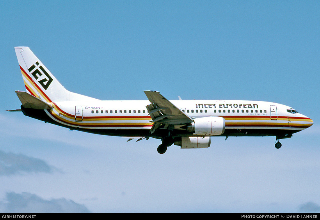 Aircraft Photo of G-MONP | Boeing 737-33A | Inter European Airways - IEA | AirHistory.net #48406