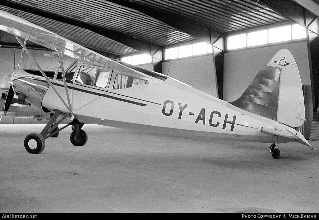 Aircraft Photo of OY-ACH | SAI KZ VII U-7 Lærke | AirHistory.net #48410