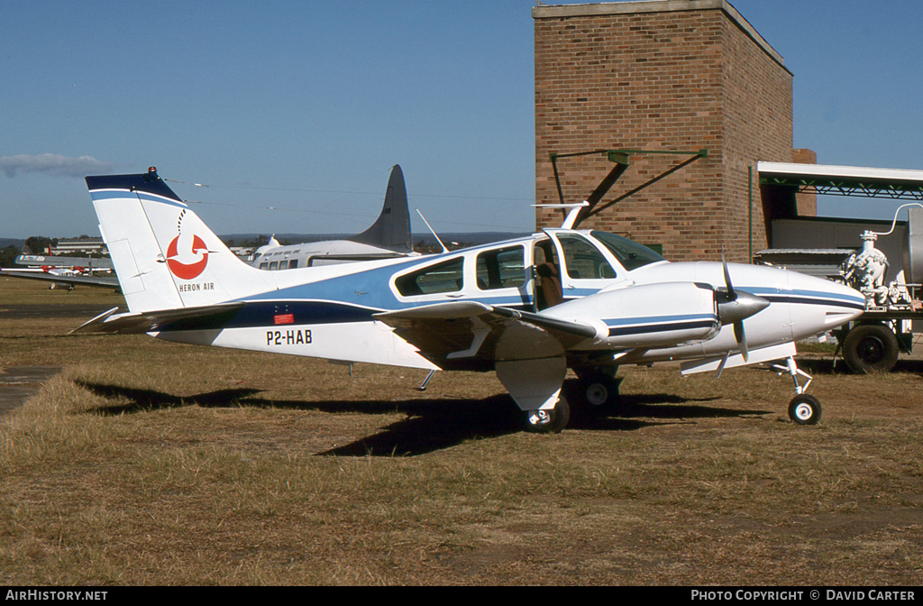 Aircraft Photo of P2-HAB | Beech D55 Baron | Heron Air | AirHistory.net #48411