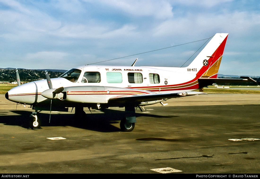 Aircraft Photo of VH-KTS | Piper PA-31-310 Navajo C | St. John Ambulance | AirHistory.net #48418