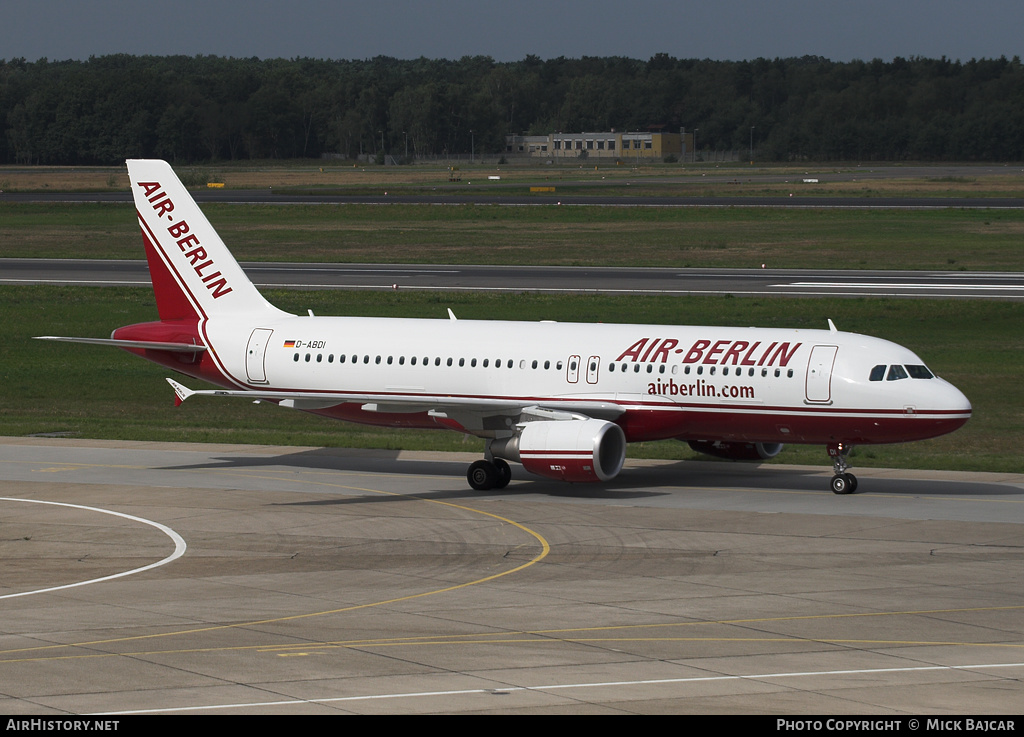 Aircraft Photo of D-ABDI | Airbus A320-214 | Air Berlin | AirHistory.net #48420