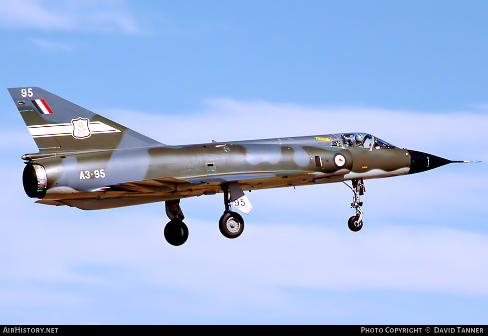 Aircraft Photo of A3-95 | Dassault Mirage IIIO(F/A) | Australia - Air Force | AirHistory.net #48425