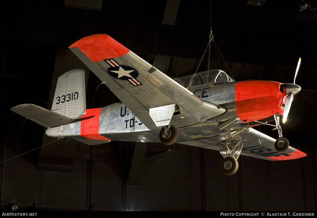 Aircraft Photo of 53-3310 / 33310 | Beech T-34A Mentor | USA - Air Force | AirHistory.net #48435