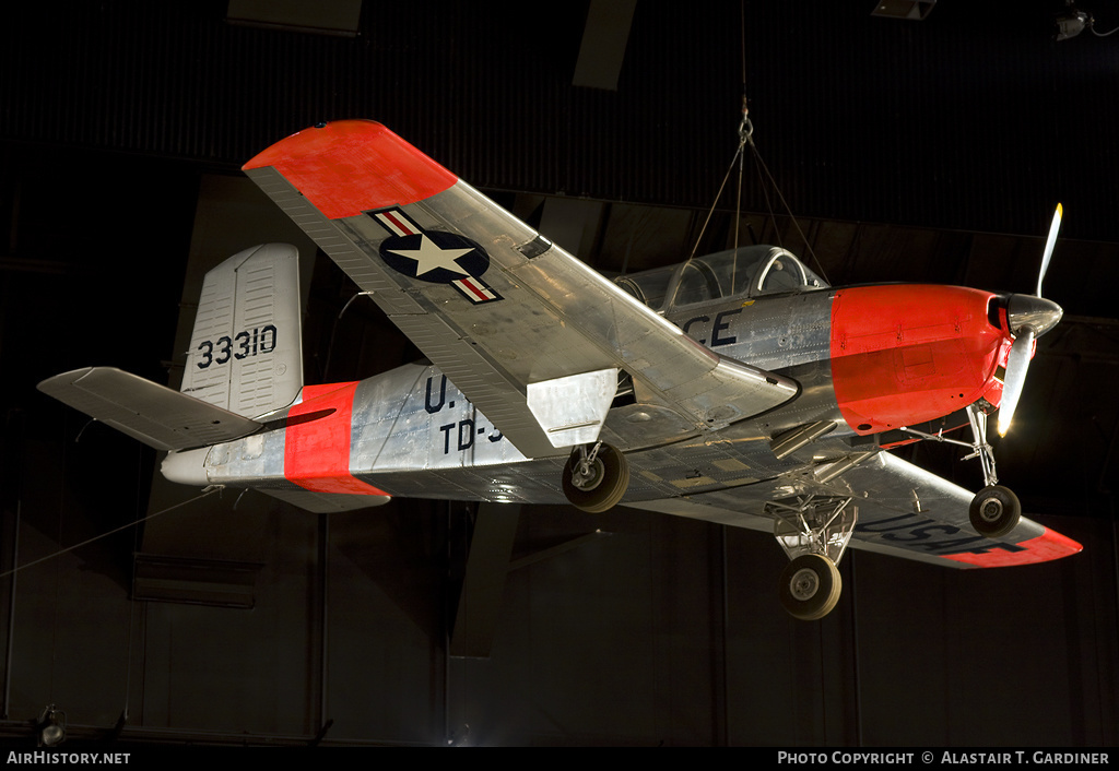 Aircraft Photo of 53-3310 / 33310 | Beech T-34A Mentor (45) | USA - Air Force | AirHistory.net #48435