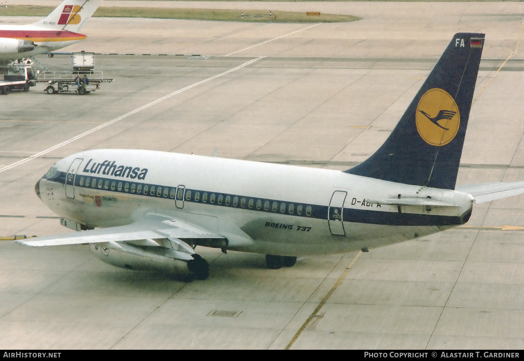 Aircraft Photo of D-ABFA | Boeing 737-230/Adv | Lufthansa | AirHistory.net #48446