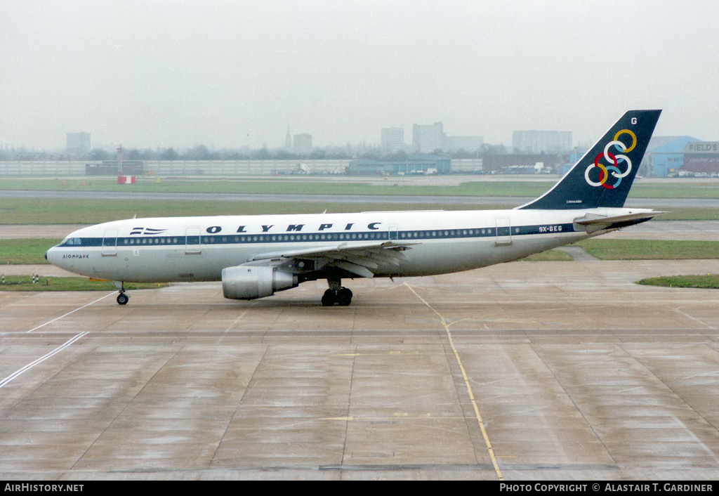 Aircraft Photo of SX-BEG | Airbus A300B4-103 | Olympic | AirHistory.net #48470