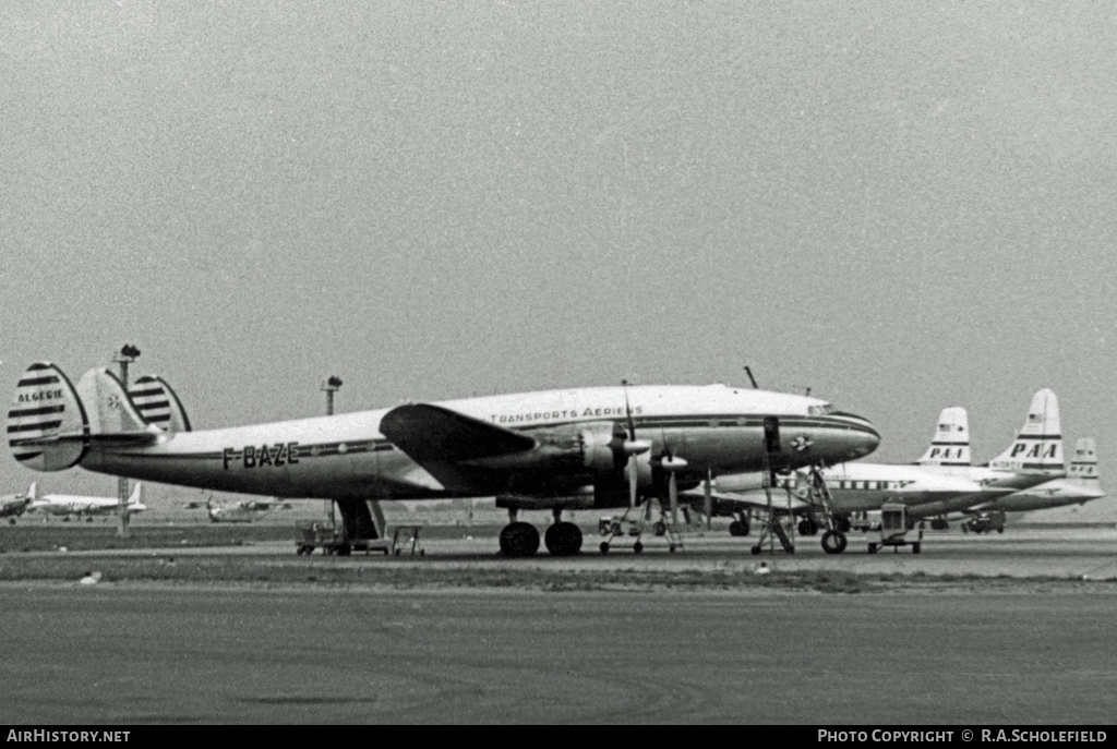 Aircraft Photo of F-BAZE | Lockheed L-749A Constellation | Air Algérie | AirHistory.net #48475