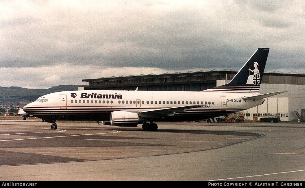 Aircraft Photo of G-BOLM | Boeing 737-3T0 | Britannia Airways | AirHistory.net #48514