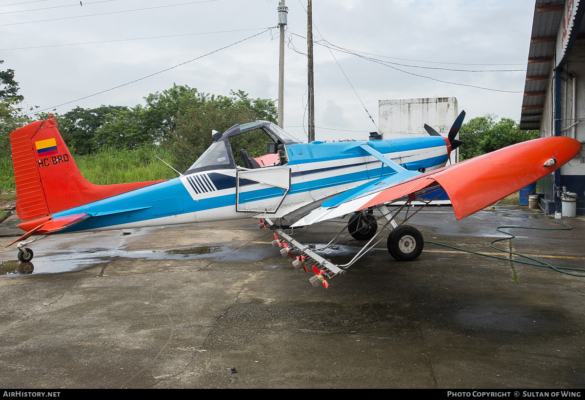 Aircraft Photo of HC-BRO | Cessna T188C Ag Husky | Aeroquir | AirHistory.net #48535