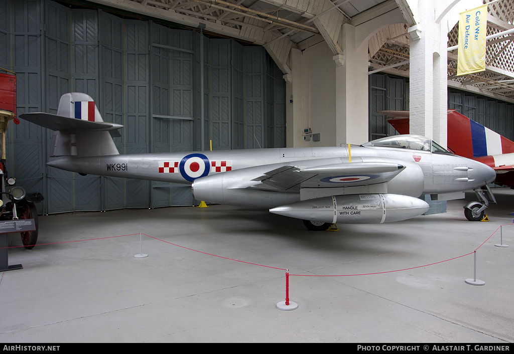 Aircraft Photo of WK991 | Gloster Meteor F8 | UK - Air Force | AirHistory.net #48550