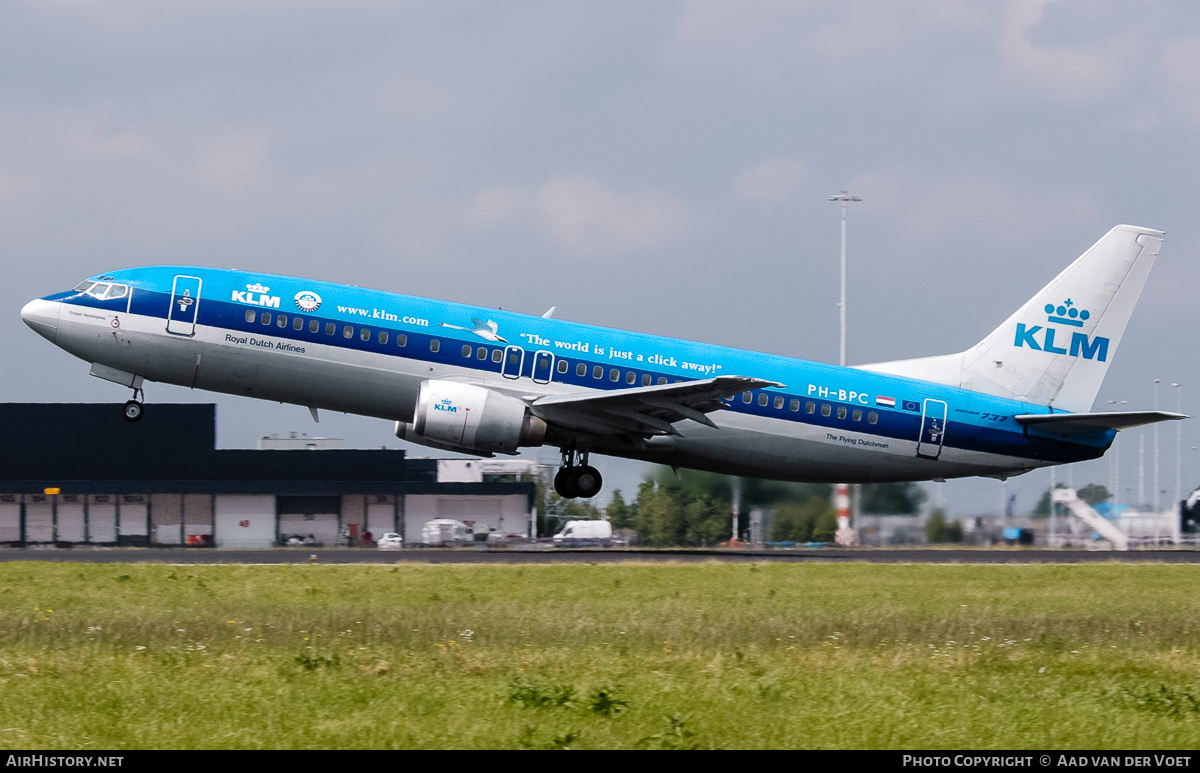 Aircraft Photo of PH-BPC | Boeing 737-4Y0 | KLM - Royal Dutch Airlines | AirHistory.net #48551