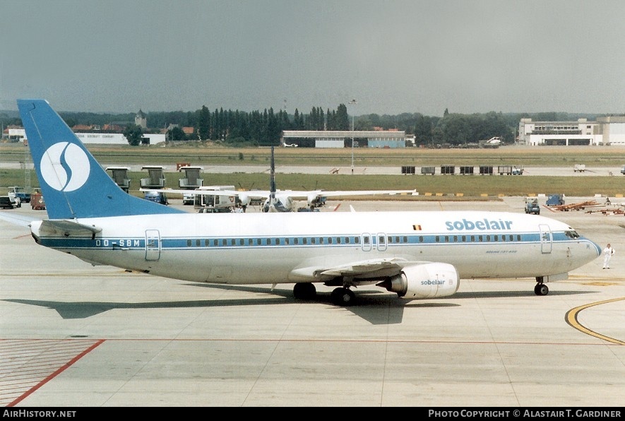 Aircraft Photo of OO-SBM | Boeing 737-429 | Sobelair | AirHistory.net #48561