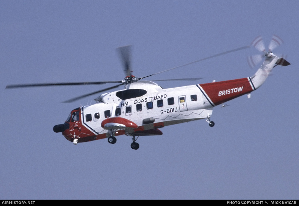 Aircraft Photo of G-BDIJ | Sikorsky S-61N MkII | HM Coastguard | AirHistory.net #48567