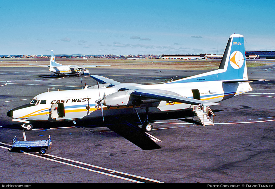 Aircraft Photo of VH-EWN | Fokker F27-500 Friendship | East-West Airlines | AirHistory.net #48600