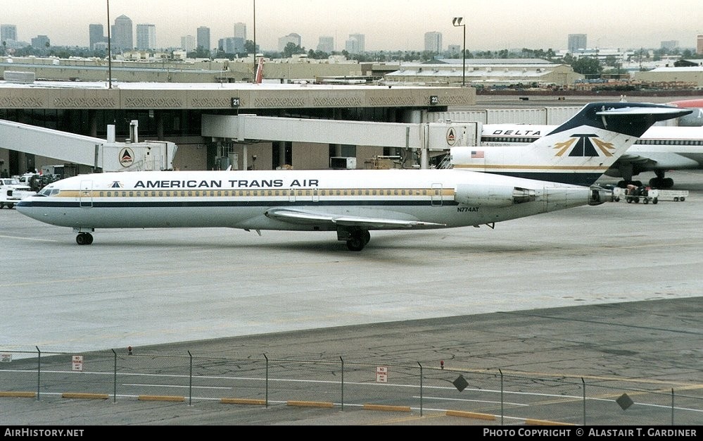 Aircraft Photo of N774AT | Boeing 727-290/Adv | American Trans Air - ATA | AirHistory.net #48602