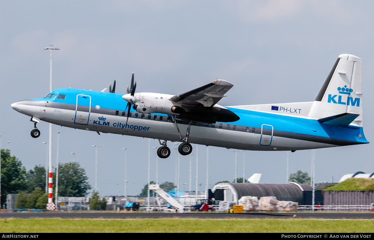 Aircraft Photo of PH-LXT | Fokker 50 | KLM Cityhopper | AirHistory.net #48605