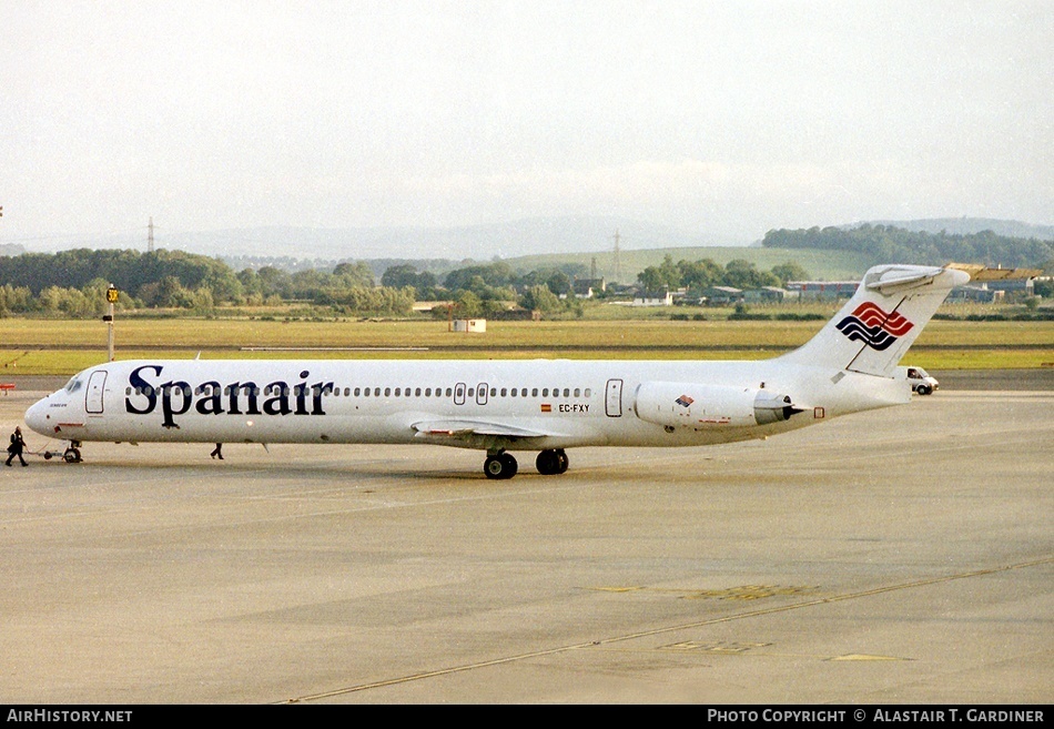 Aircraft Photo of EC-FXY | McDonnell Douglas MD-83 (DC-9-83) | Spanair | AirHistory.net #48610