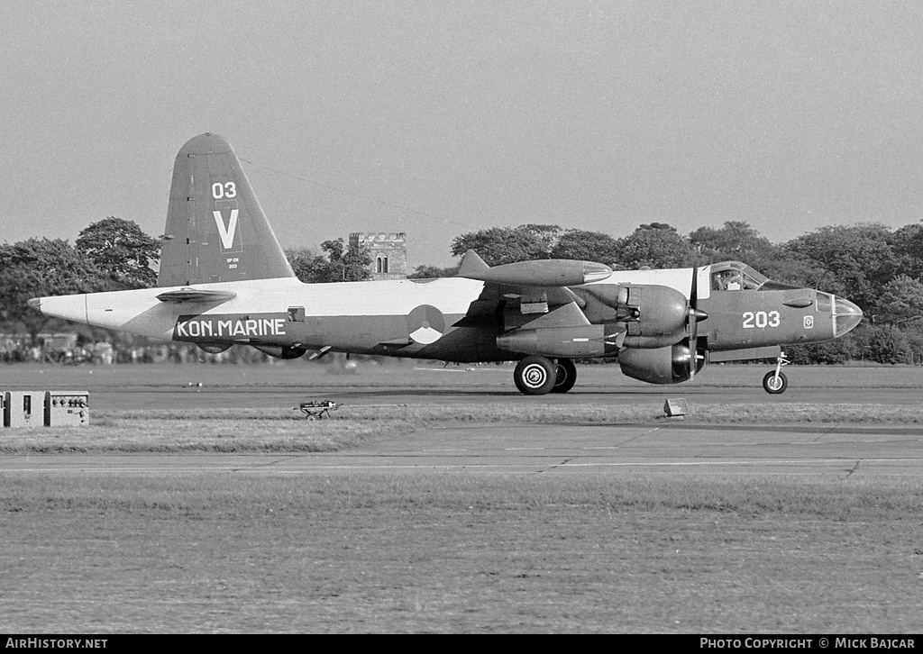 Aircraft Photo of 203 | Lockheed SP-2H Neptune | Netherlands - Navy | AirHistory.net #48613