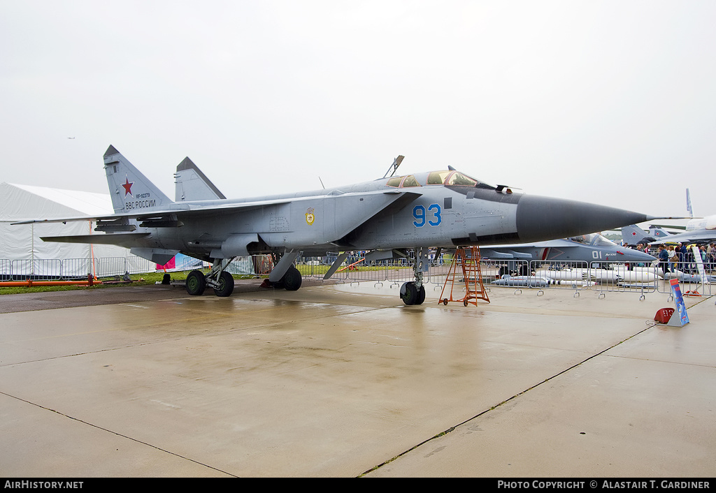 Aircraft Photo of RF-92379 / 93 blue | Mikoyan-Gurevich MiG-31BM | Russia - Air Force | AirHistory.net #48622