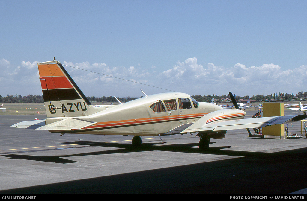 Aircraft Photo of G-AZYU | Piper PA-23-250 Aztec E | AirHistory.net #48637