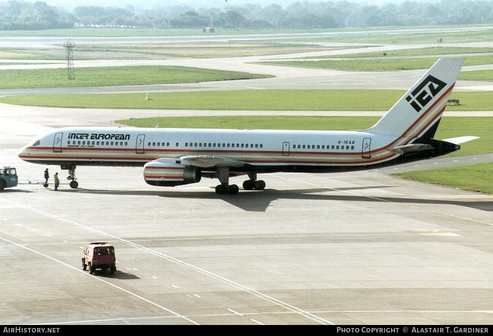 Aircraft Photo of G-IEAB | Boeing 757-23A | Inter European Airways - IEA | AirHistory.net #48682