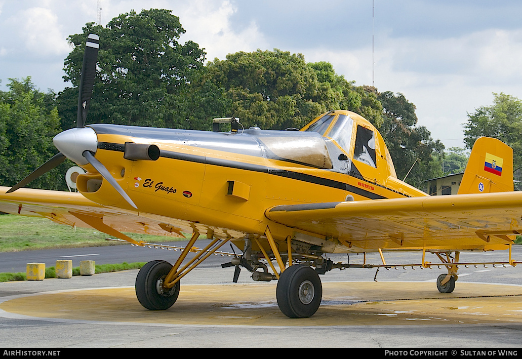 Aircraft Photo of HC-AUH | North American Rockwell S2R(T) Turbo Thrush Commander | Agroaereo | AirHistory.net #48696
