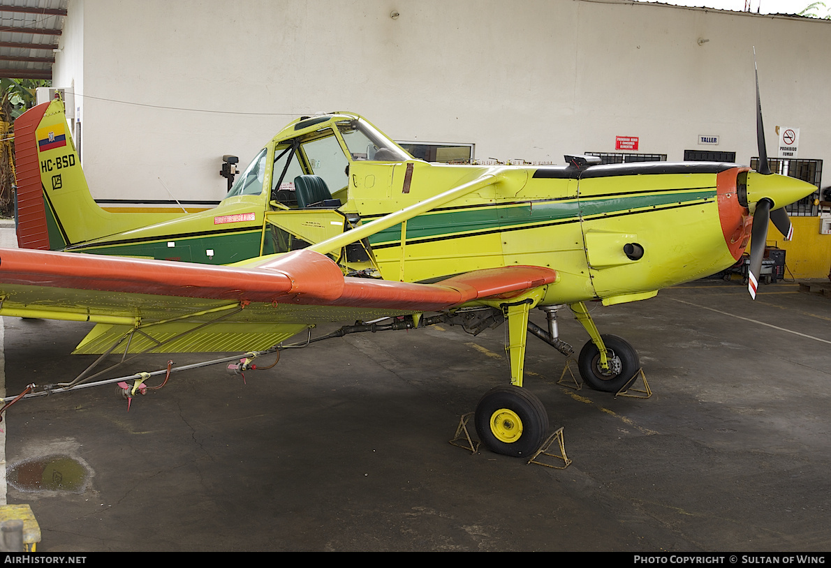 Aircraft Photo of HC-BSD | Cessna T188C Ag Husky | AIFA | AirHistory.net #48698
