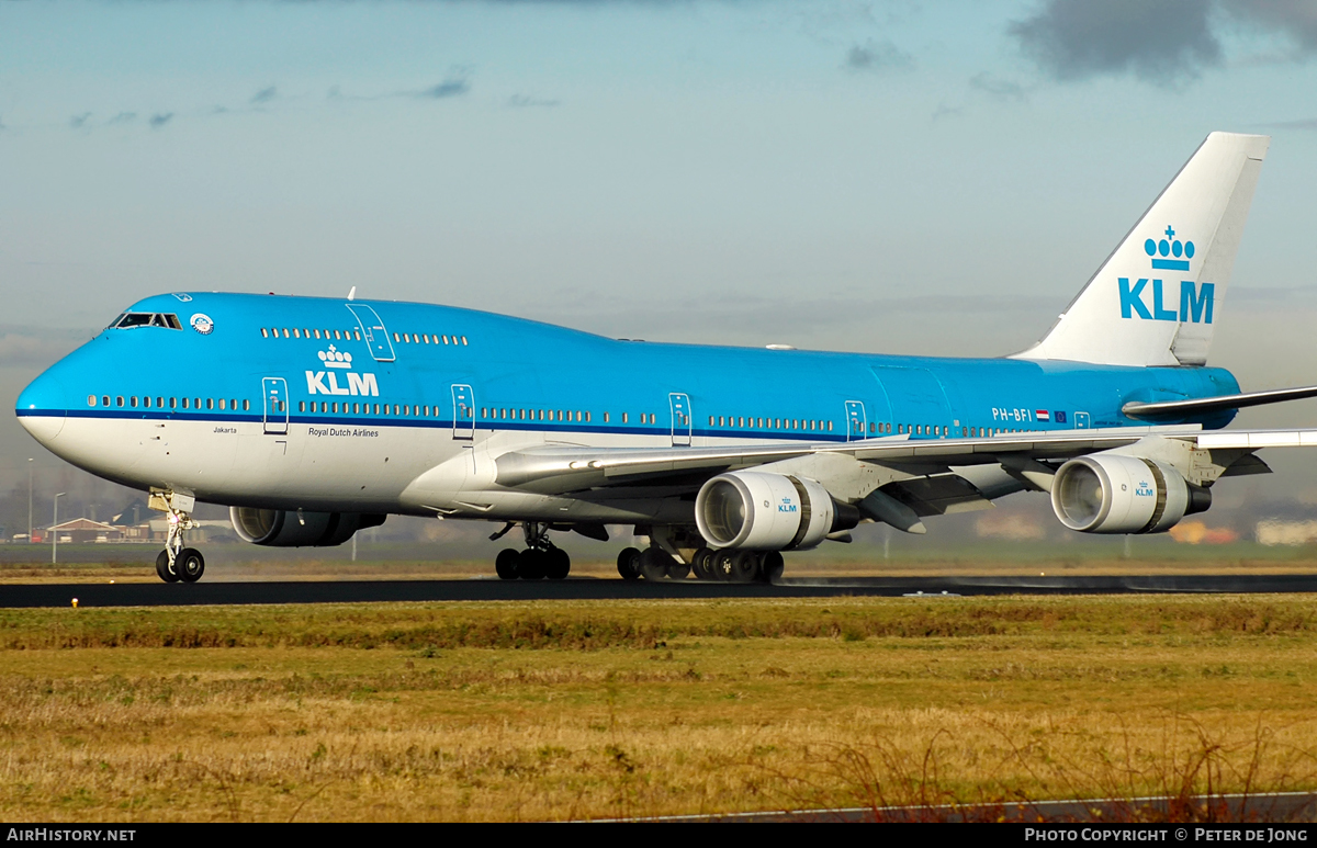Aircraft Photo of PH-BFI | Boeing 747-406M | KLM - Royal Dutch Airlines | AirHistory.net #48736