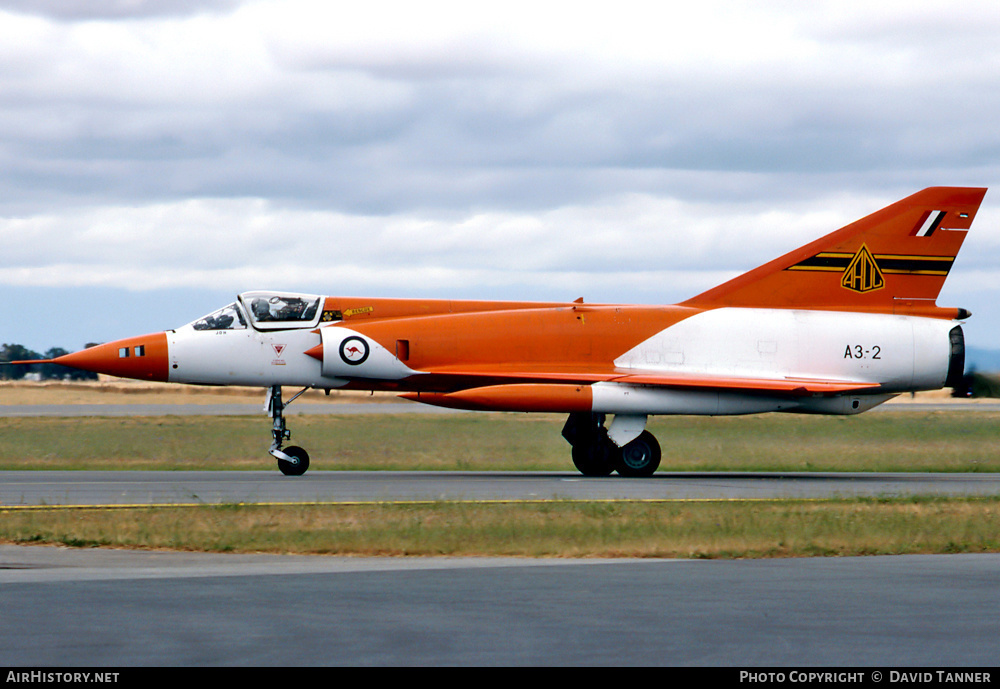 Aircraft Photo of A3-2 | Dassault Mirage IIIO(F) | Australia - Air Force | AirHistory.net #48748