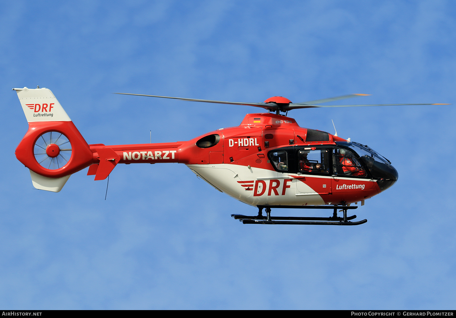 Aircraft Photo of D-HDRL | Eurocopter EC-135P-2 | DRF Luftrettung - German Air Rescue | AirHistory.net #48749