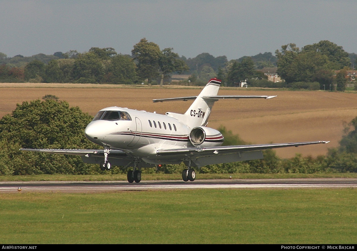 Aircraft Photo of CS-DFW | Raytheon Hawker 800XP | AirHistory.net #48751