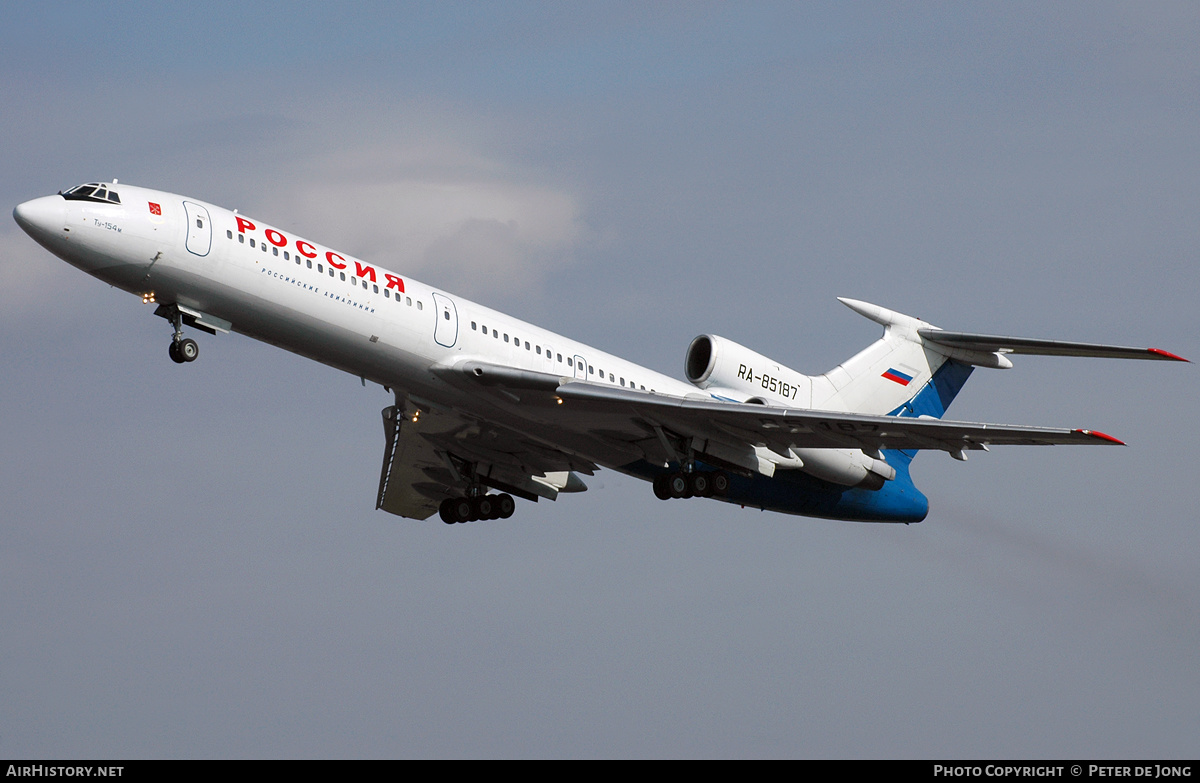 Aircraft Photo of RA-85187 | Tupolev Tu-154M | Rossiya - Russian Airlines | AirHistory.net #48759