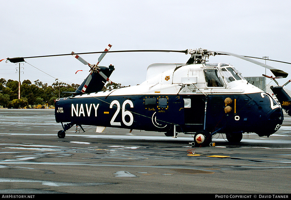 Aircraft Photo of N7-216 | Westland WS-58 Wessex HAS.31B | Australia - Navy | AirHistory.net #48776