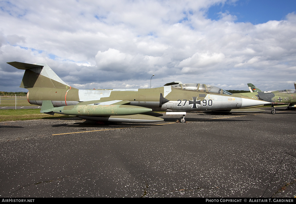Aircraft Photo of 2790 | Lockheed TF-104G Starfighter | Germany - Air Force | AirHistory.net #48779