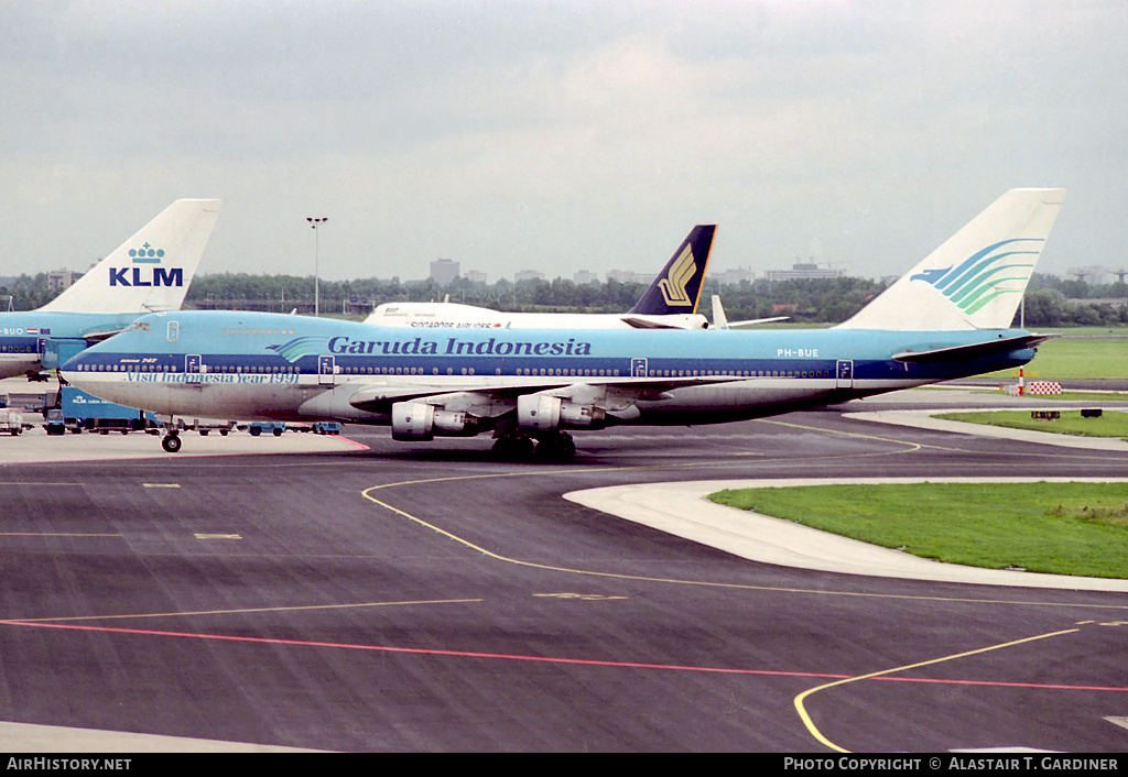 Aircraft Photo of PH-BUE | Boeing 747-206B | Garuda Indonesia | AirHistory.net #48786