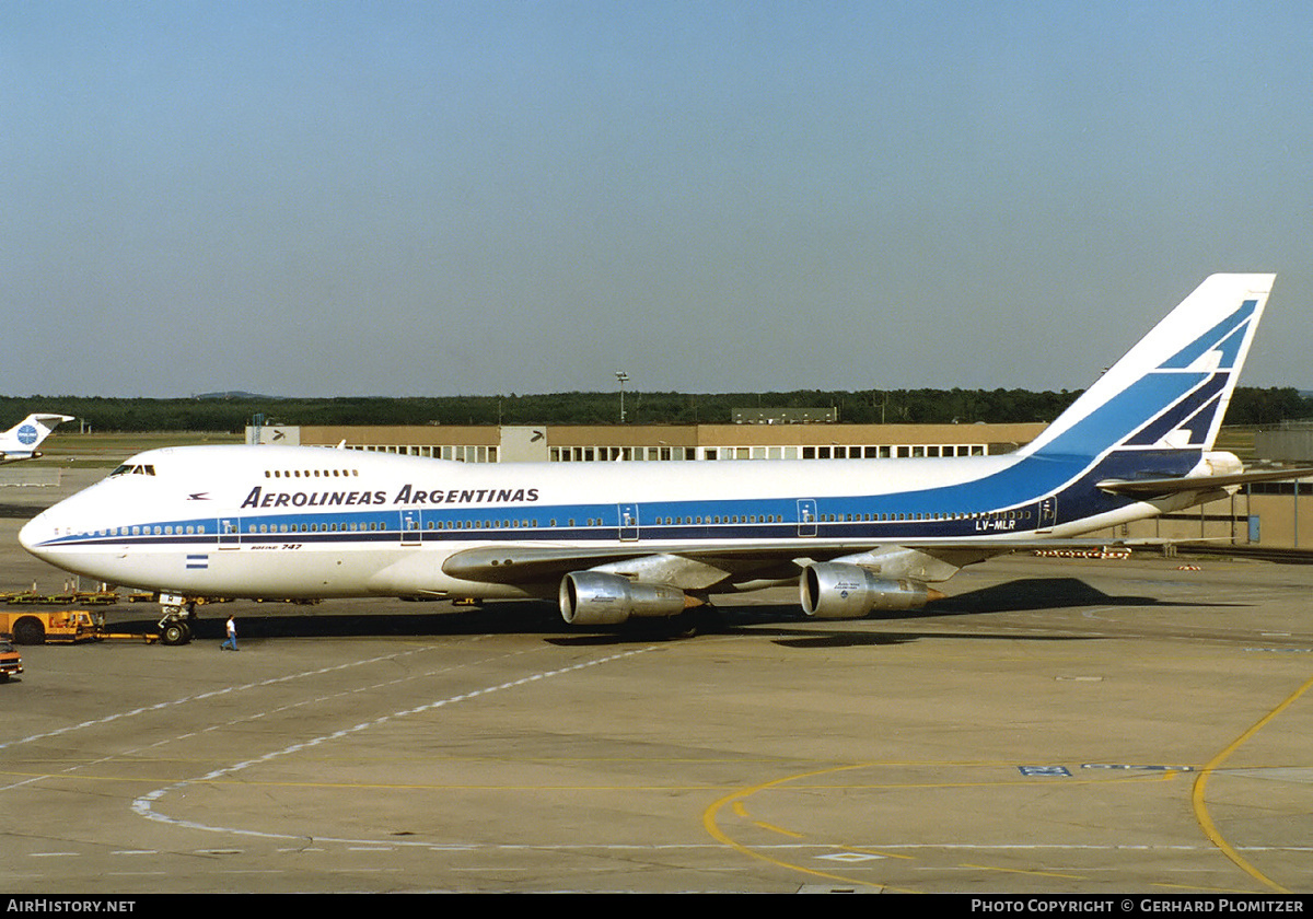 Aircraft Photo of LV-MLR | Boeing 747-287B | Aerolíneas Argentinas | AirHistory.net #48802